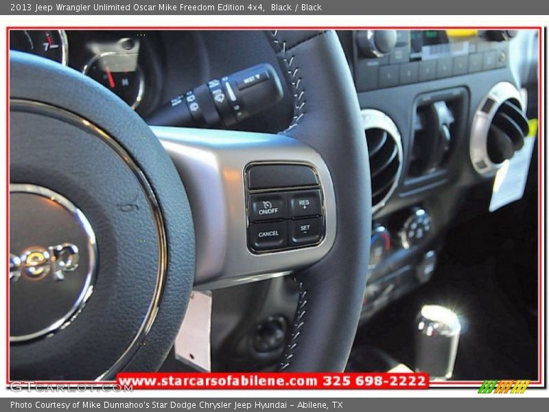 Black / Black 2013 Jeep Wrangler Unlimited Oscar Mike Freedom Edition 4x4