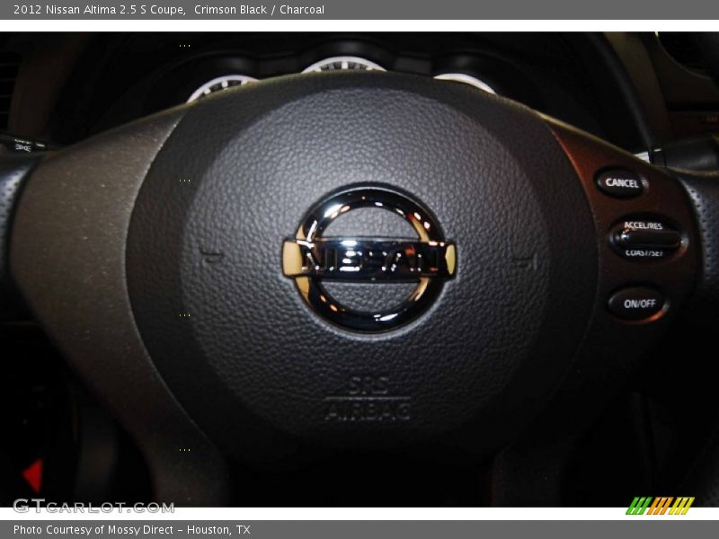 Crimson Black / Charcoal 2012 Nissan Altima 2.5 S Coupe