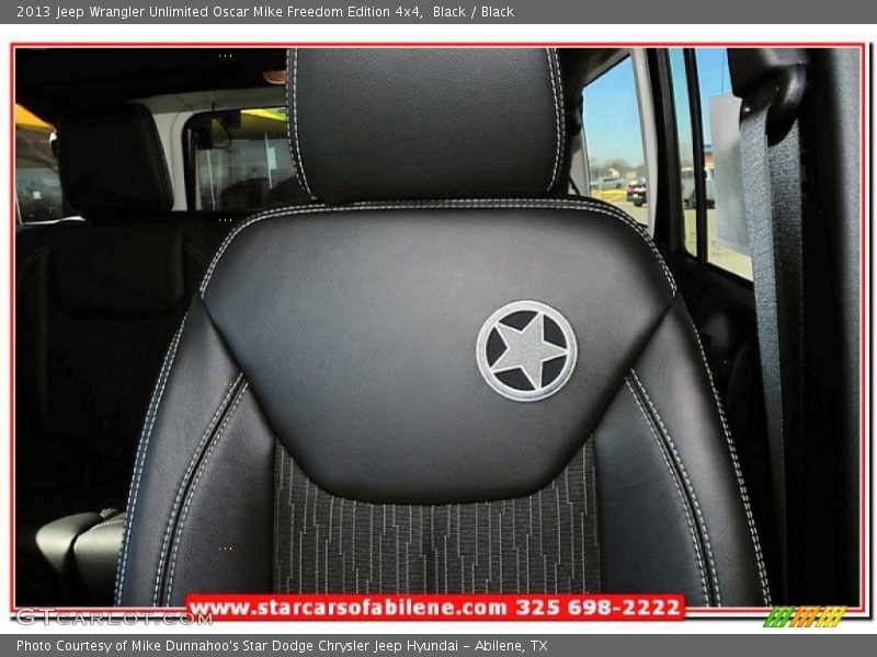 Black / Black 2013 Jeep Wrangler Unlimited Oscar Mike Freedom Edition 4x4