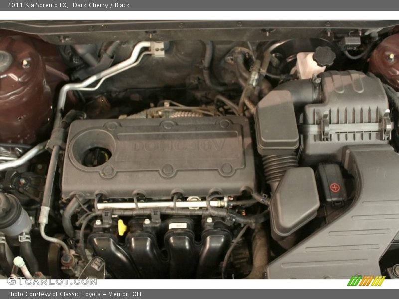  2011 Sorento LX Engine - 2.4 Liter DOHC 16-Valve Dual CVVT 4 Cylinder