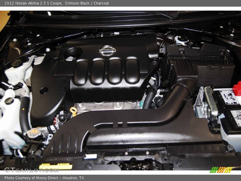 Crimson Black / Charcoal 2012 Nissan Altima 2.5 S Coupe