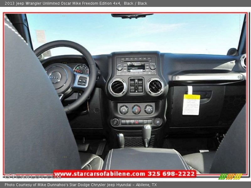 Black / Black 2013 Jeep Wrangler Unlimited Oscar Mike Freedom Edition 4x4