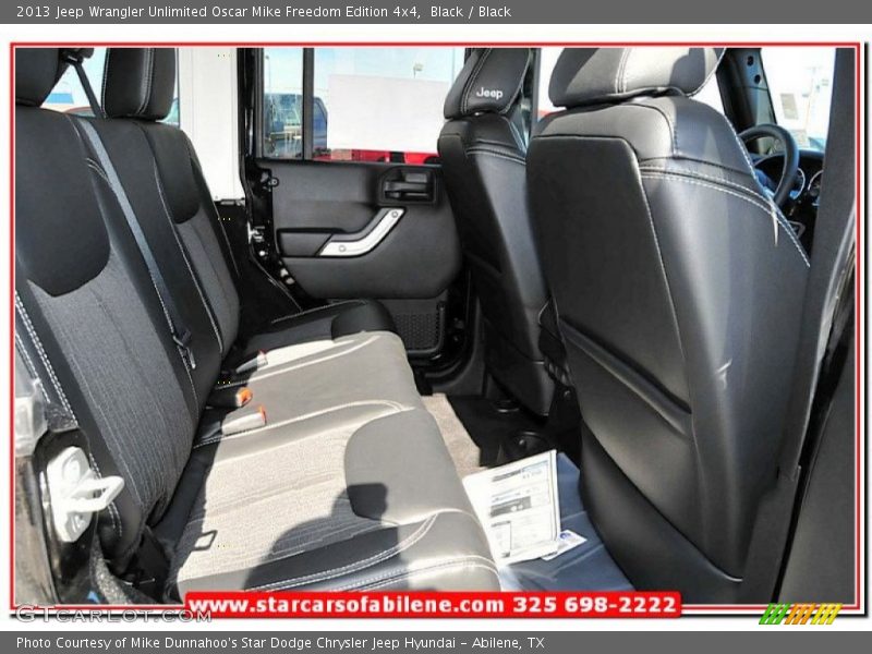 Black / Black 2013 Jeep Wrangler Unlimited Oscar Mike Freedom Edition 4x4