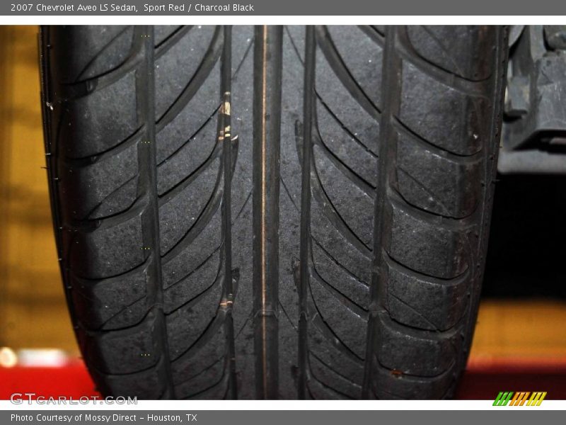 Sport Red / Charcoal Black 2007 Chevrolet Aveo LS Sedan