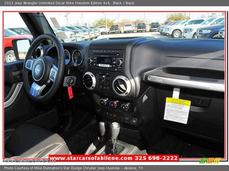 Black / Black 2013 Jeep Wrangler Unlimited Oscar Mike Freedom Edition 4x4