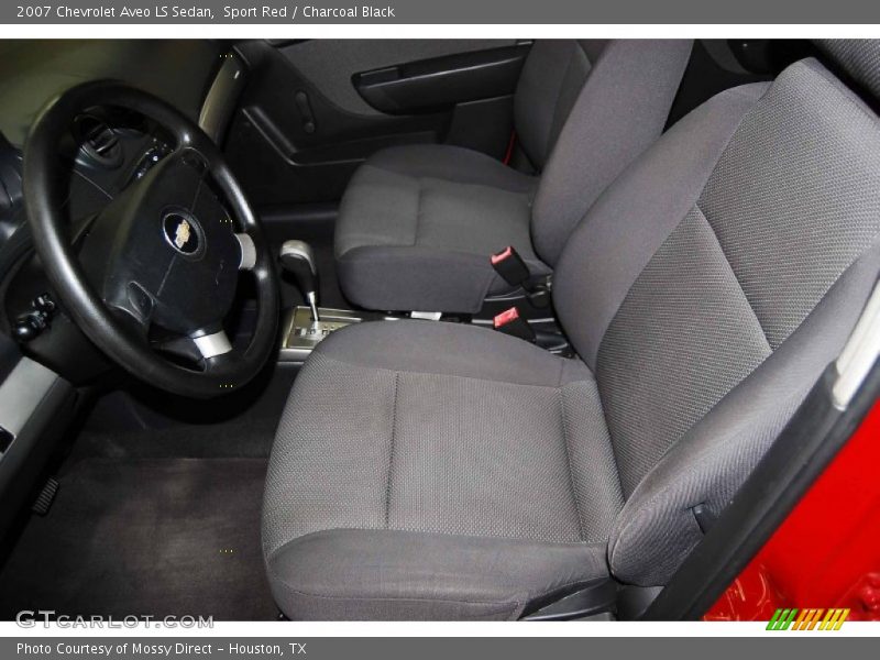 Sport Red / Charcoal Black 2007 Chevrolet Aveo LS Sedan