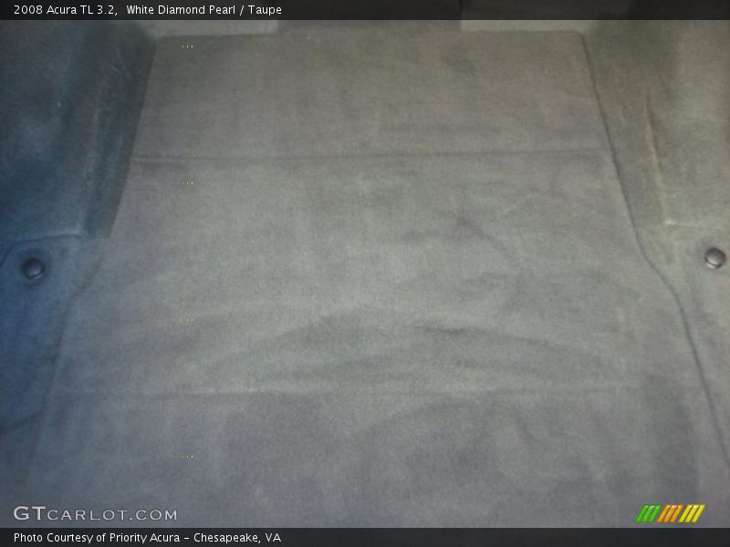 White Diamond Pearl / Taupe 2008 Acura TL 3.2
