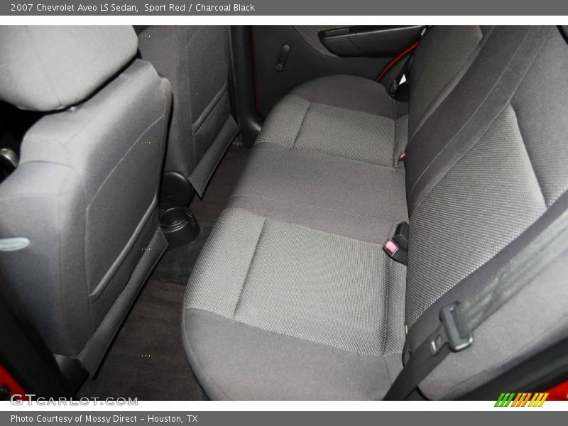 Sport Red / Charcoal Black 2007 Chevrolet Aveo LS Sedan