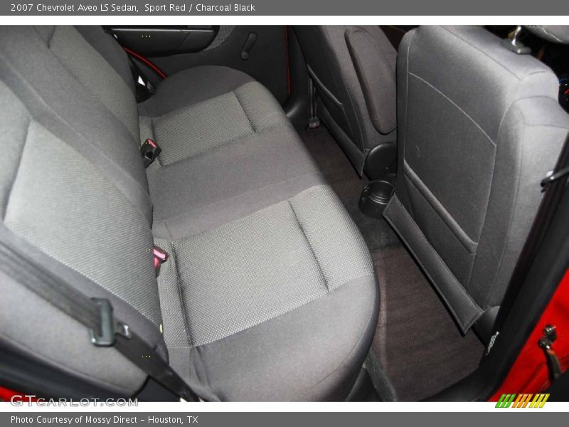 Sport Red / Charcoal Black 2007 Chevrolet Aveo LS Sedan