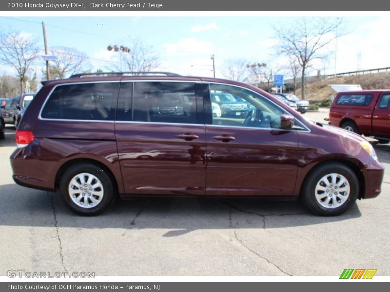 Dark Cherry Pearl / Beige 2010 Honda Odyssey EX-L