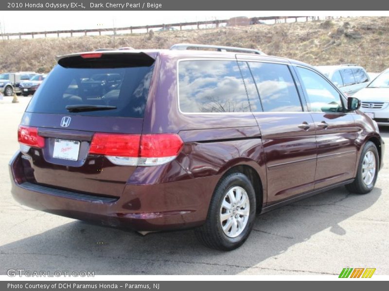 Dark Cherry Pearl / Beige 2010 Honda Odyssey EX-L