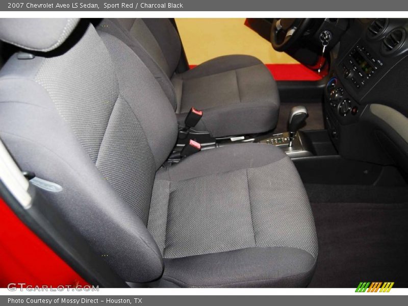 Sport Red / Charcoal Black 2007 Chevrolet Aveo LS Sedan