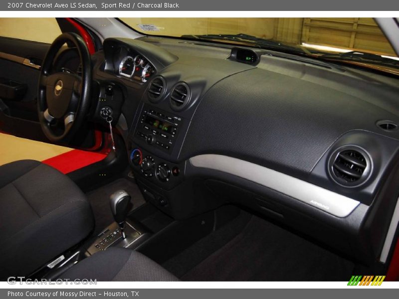 Sport Red / Charcoal Black 2007 Chevrolet Aveo LS Sedan
