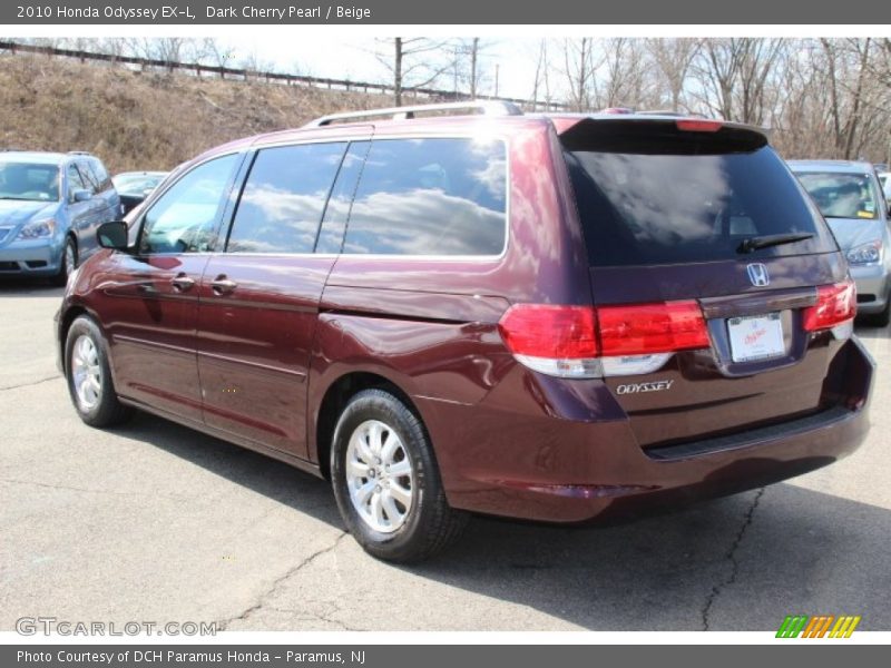 Dark Cherry Pearl / Beige 2010 Honda Odyssey EX-L