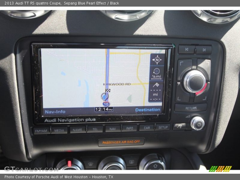 Navigation of 2013 TT RS quattro Coupe