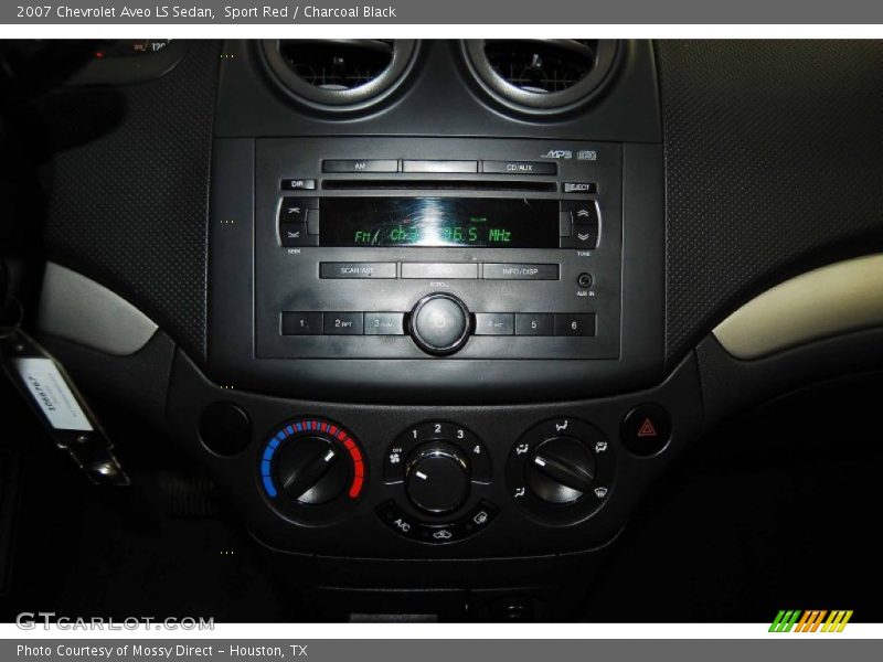 Sport Red / Charcoal Black 2007 Chevrolet Aveo LS Sedan