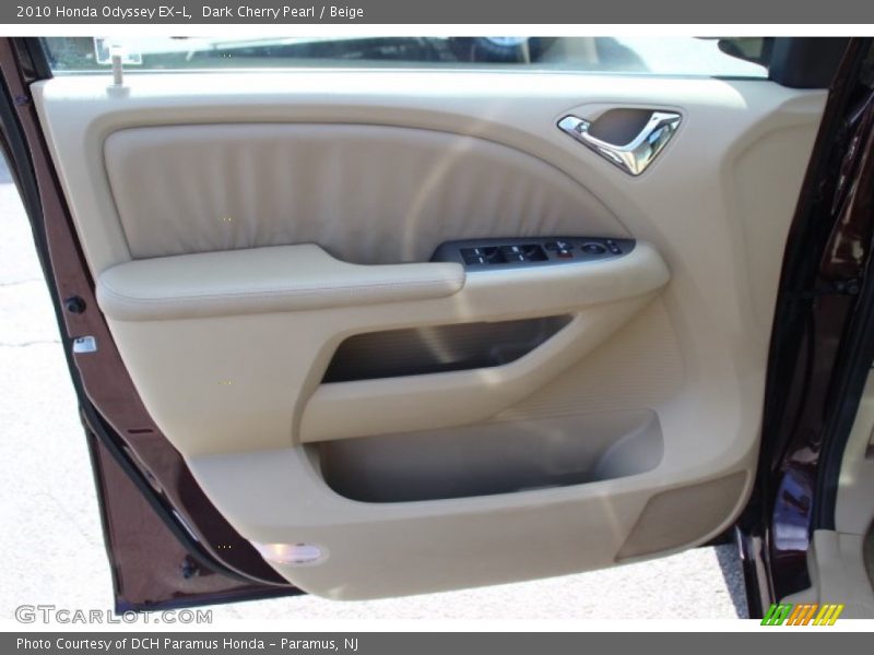 Dark Cherry Pearl / Beige 2010 Honda Odyssey EX-L