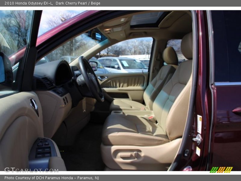 Dark Cherry Pearl / Beige 2010 Honda Odyssey EX-L