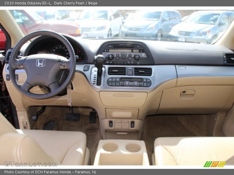 Dark Cherry Pearl / Beige 2010 Honda Odyssey EX-L