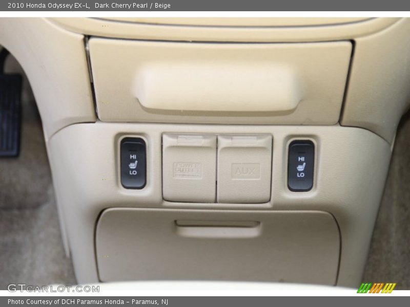 Dark Cherry Pearl / Beige 2010 Honda Odyssey EX-L