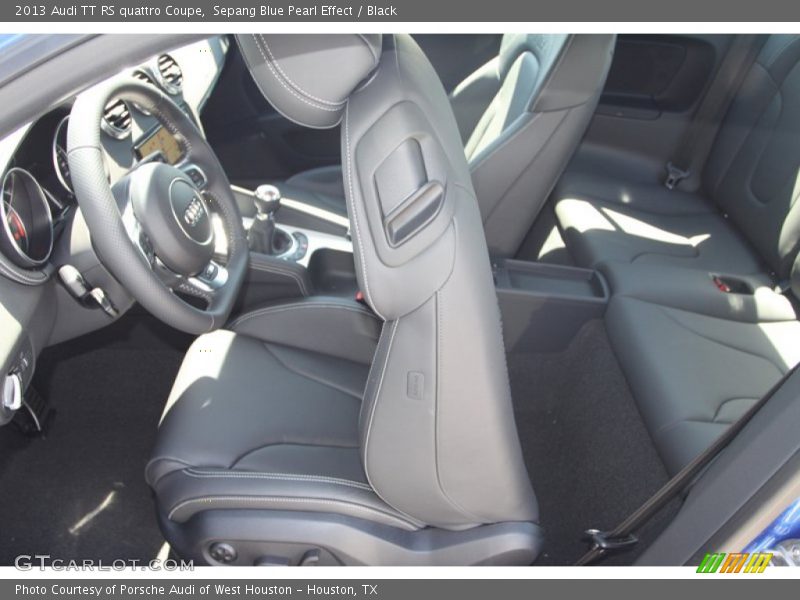  2013 TT RS quattro Coupe Black Interior