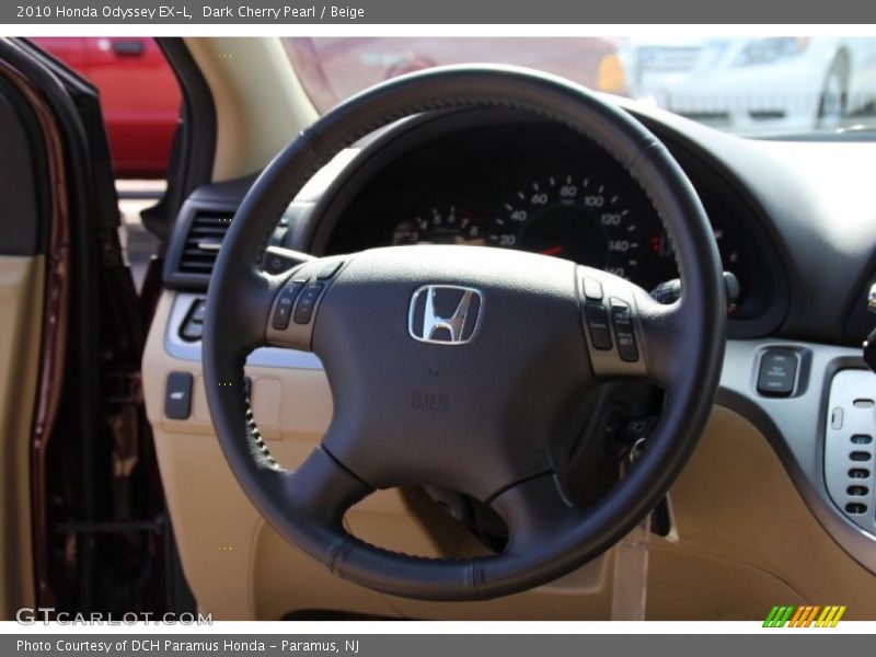 Dark Cherry Pearl / Beige 2010 Honda Odyssey EX-L