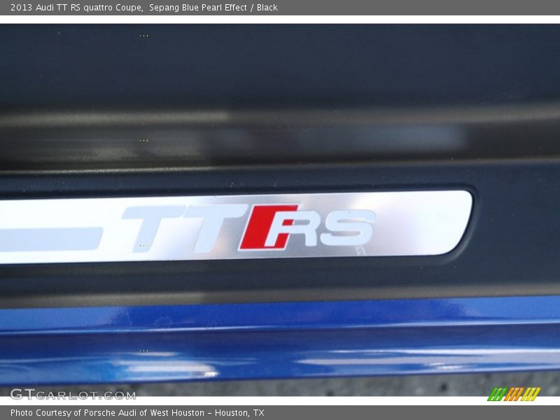 Sepang Blue Pearl Effect / Black 2013 Audi TT RS quattro Coupe