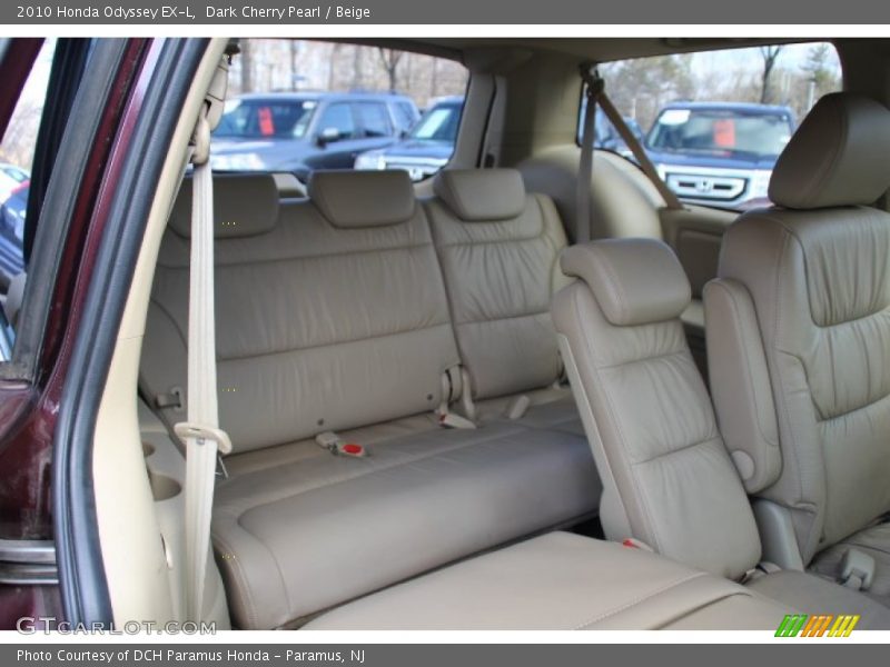 Dark Cherry Pearl / Beige 2010 Honda Odyssey EX-L