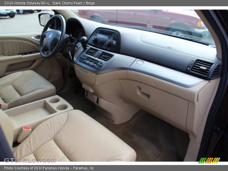 Dark Cherry Pearl / Beige 2010 Honda Odyssey EX-L