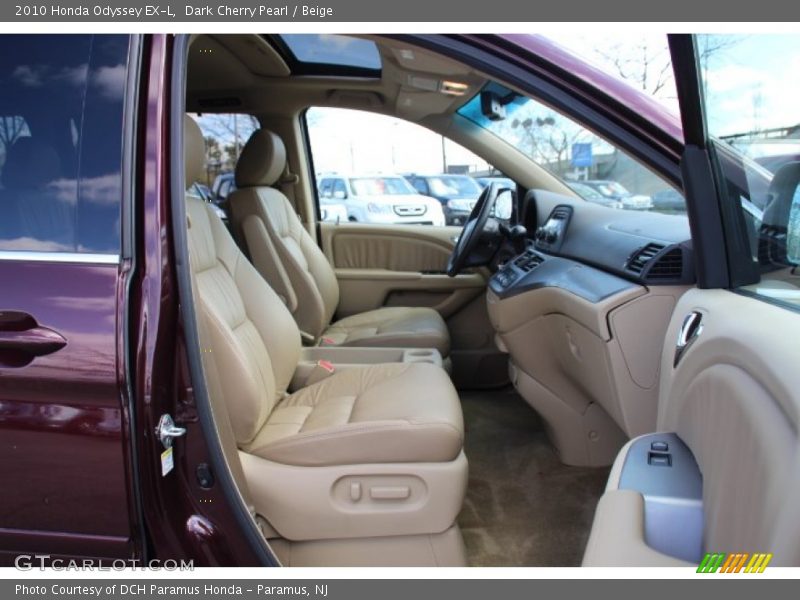 Dark Cherry Pearl / Beige 2010 Honda Odyssey EX-L
