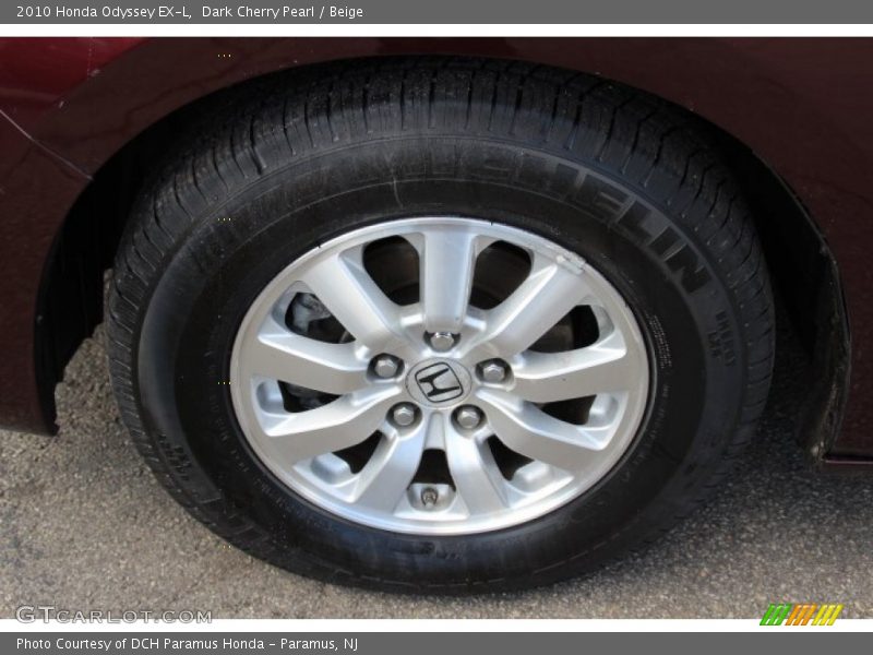 Dark Cherry Pearl / Beige 2010 Honda Odyssey EX-L