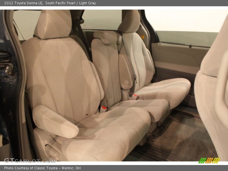 South Pacific Pearl / Light Gray 2012 Toyota Sienna LE