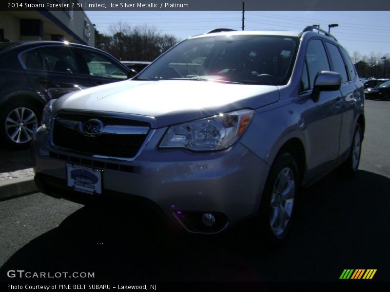 Ice Silver Metallic / Platinum 2014 Subaru Forester 2.5i Limited