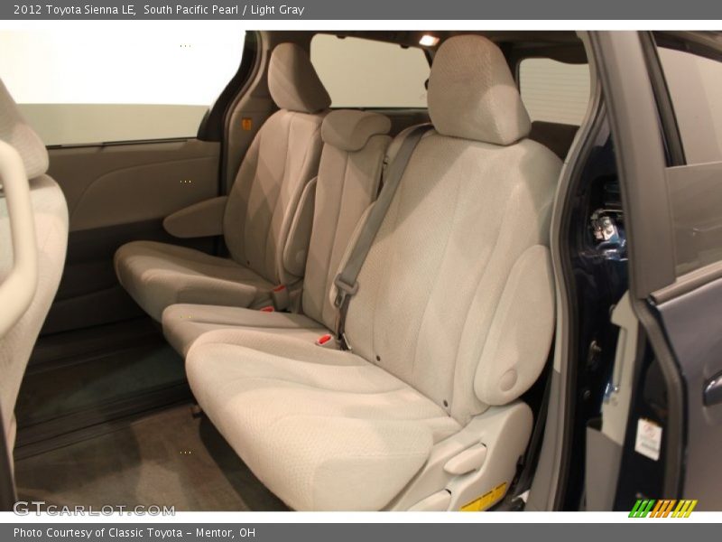 South Pacific Pearl / Light Gray 2012 Toyota Sienna LE