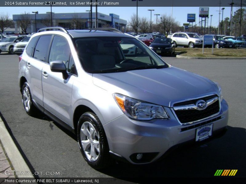Ice Silver Metallic / Platinum 2014 Subaru Forester 2.5i Limited