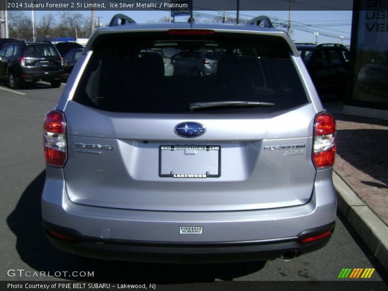 Ice Silver Metallic / Platinum 2014 Subaru Forester 2.5i Limited