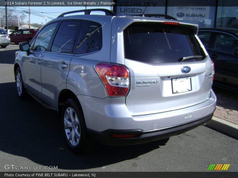 Ice Silver Metallic / Platinum 2014 Subaru Forester 2.5i Limited