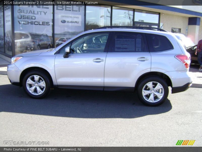 Ice Silver Metallic / Platinum 2014 Subaru Forester 2.5i Limited