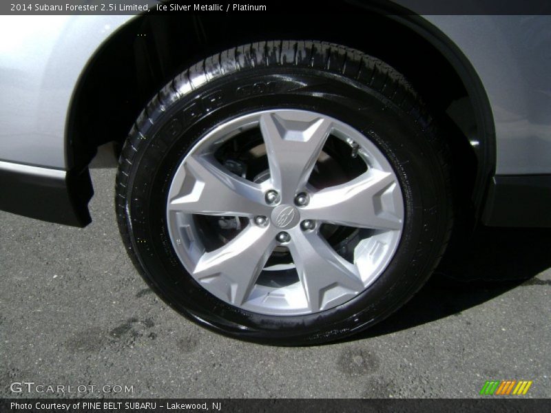 Ice Silver Metallic / Platinum 2014 Subaru Forester 2.5i Limited
