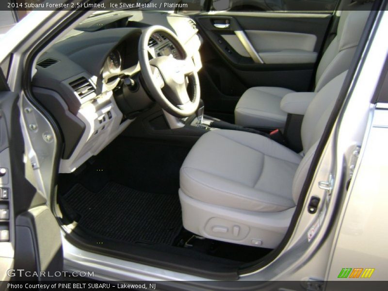 Ice Silver Metallic / Platinum 2014 Subaru Forester 2.5i Limited