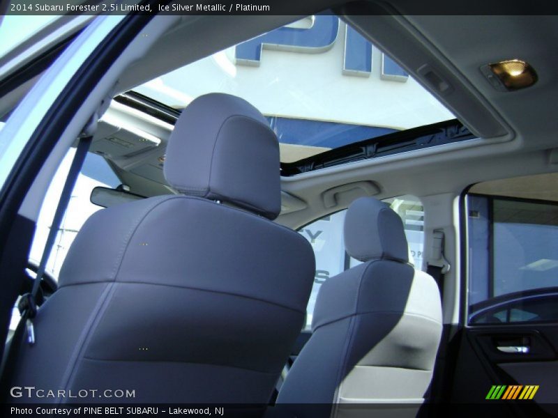 Ice Silver Metallic / Platinum 2014 Subaru Forester 2.5i Limited
