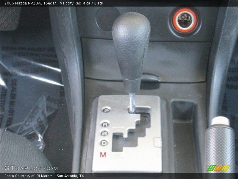 Velocity Red Mica / Black 2006 Mazda MAZDA3 i Sedan