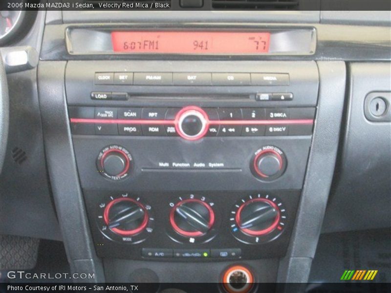Velocity Red Mica / Black 2006 Mazda MAZDA3 i Sedan