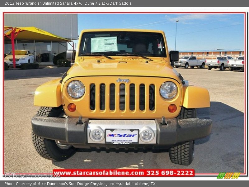 Dune / Black/Dark Saddle 2013 Jeep Wrangler Unlimited Sahara 4x4