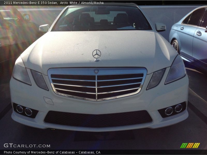 Arctic White / Almond/Mocha 2011 Mercedes-Benz E 350 Sedan