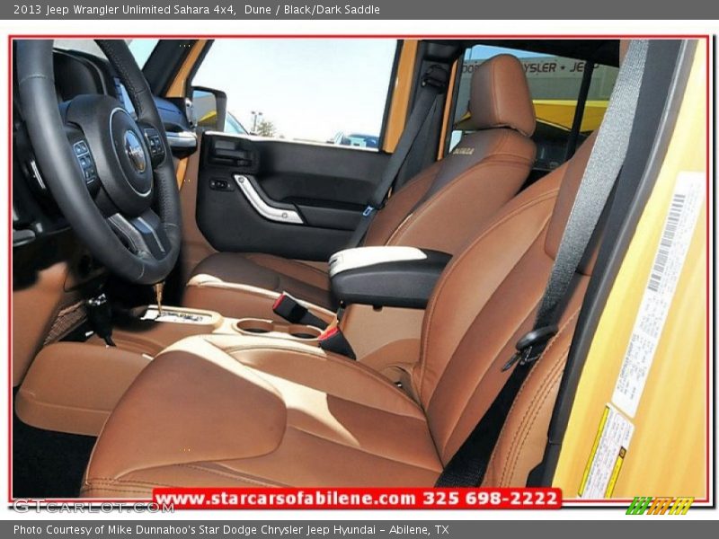 Dune / Black/Dark Saddle 2013 Jeep Wrangler Unlimited Sahara 4x4