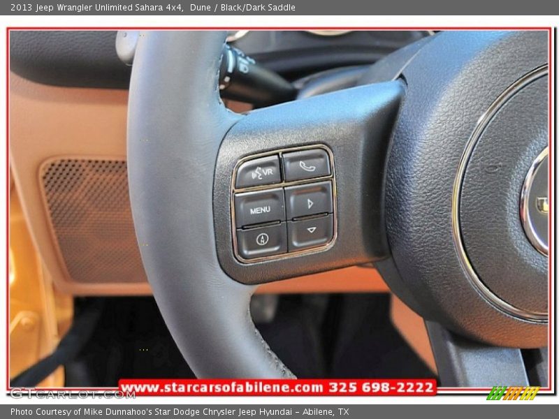 Dune / Black/Dark Saddle 2013 Jeep Wrangler Unlimited Sahara 4x4