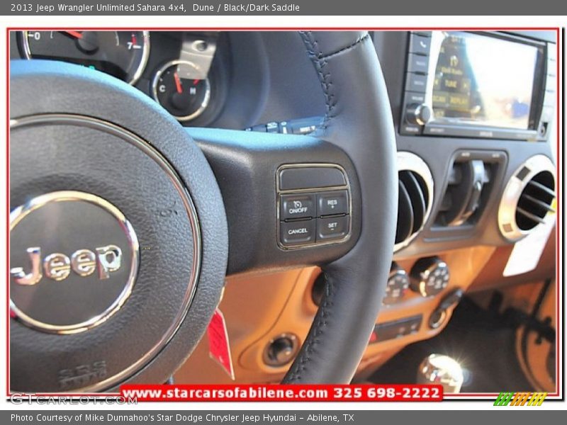 Dune / Black/Dark Saddle 2013 Jeep Wrangler Unlimited Sahara 4x4