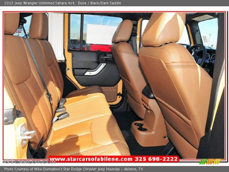 Dune / Black/Dark Saddle 2013 Jeep Wrangler Unlimited Sahara 4x4