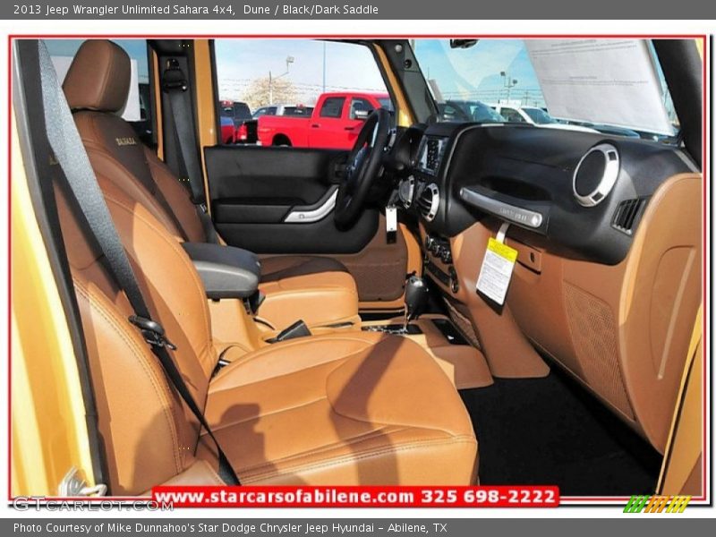 Dune / Black/Dark Saddle 2013 Jeep Wrangler Unlimited Sahara 4x4